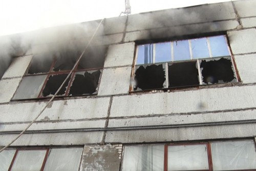 Цех по производству полиэтиленовых мешков горел в Нижнем Новгороде
