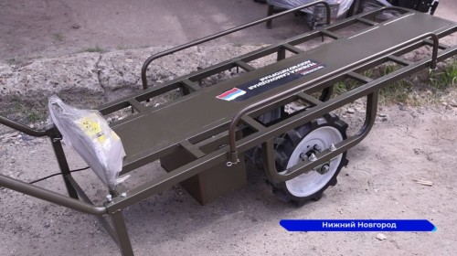 Производственная компания из города Павлово изготовила для участников СВО самоходные тележки