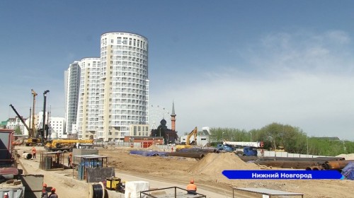 Работы по обустройству строительной площадки для новой станции метро на Горького полностью завершены
