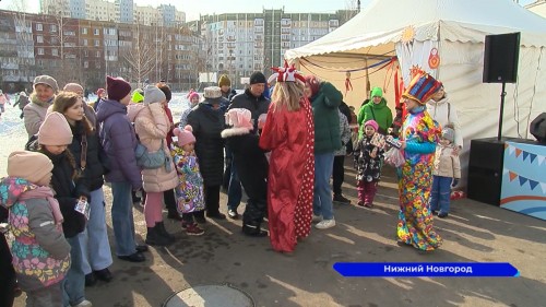 Масленичные гуляния организовали возле избирательных участков в Нижегородской области