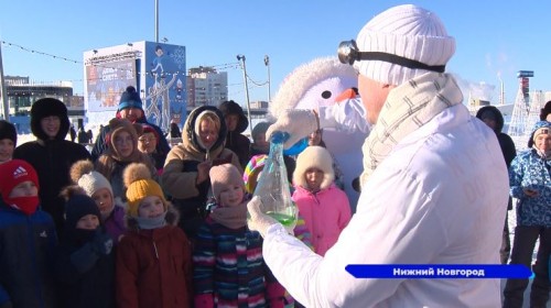 На стадионе «Нижний Новгород» прошел традиционный «День снега»