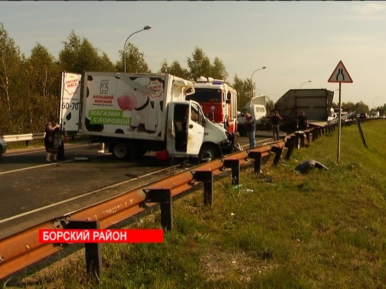 Два грузовика столкнулись в Борском районе, один человек погиб Два грузовика столкнулись в Борском районе, один человек погиб