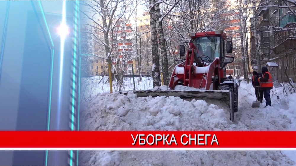 За праздничные дни в Нижнем Новгороде коммунальщики убрали с городских дорог 62 тысячи кубометров снега 
