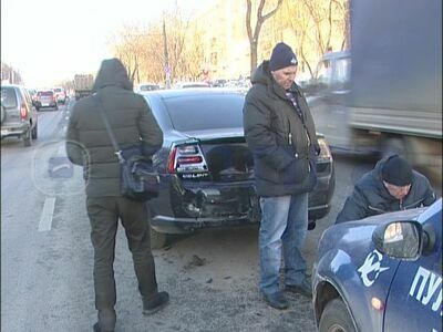 Один человек пострадал в массовой аварии на проспекте Гагарина