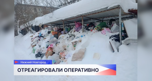 Министерство экологии Нижегородской области оперативно реагирует на жалобы жителей, связанные с проблемами вывоза мусора