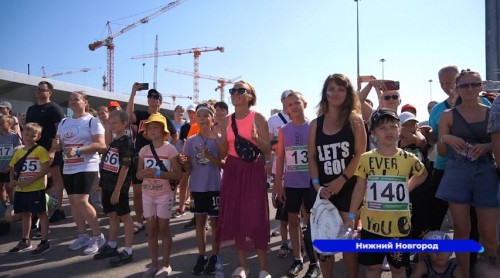 На стадионе «Нижний Новгород» прошел Всероссийский спортивный фестиваль «Семейная команда»