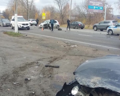 3 человека пострадали в аварии с участием трех машин под Кстово