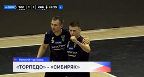 Хоккеисты команды «Торпедо» одержали две победы в домашних матчах против «Сибиряка»