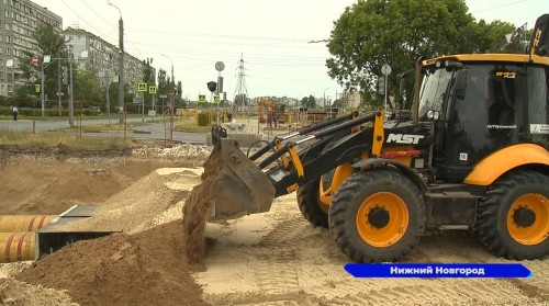 Завершается первый этап капитального ремонта теплосетей на улице Акимова в Нижнем Новгороде 