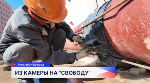 Тоннелепроходческий щит на строительной площадке у станции метро «Горьковская» начали готовить к запуску