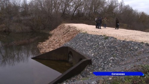 Плотину на реке Медянка в селе Сеченово капитально отремонтировали