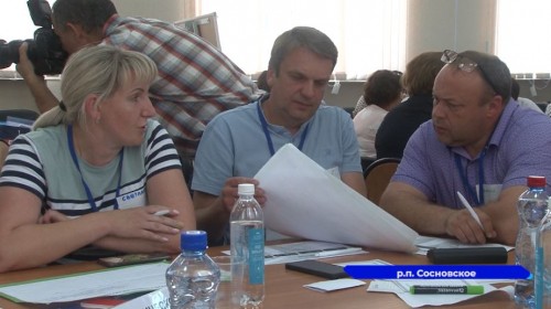 В рабочем поселке Сосновское прошла территориальная стратегическая сессия