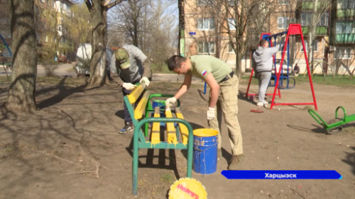 Волонтёры из Нижнего Новгорода приехали в Харцызск с готовностью к любой работе 