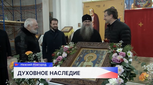 Губернатор Нижегородской области Глеб Никитин вместе с митрополитом Георгием посетили несколько объектов епархии