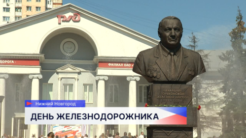 В микрорайоне Сортировочный состоялся торжественный митинг в честь Дня железнодорожника