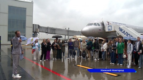 Самолет «Полет знаний» прибыл из Москвы в Нижний Новгород