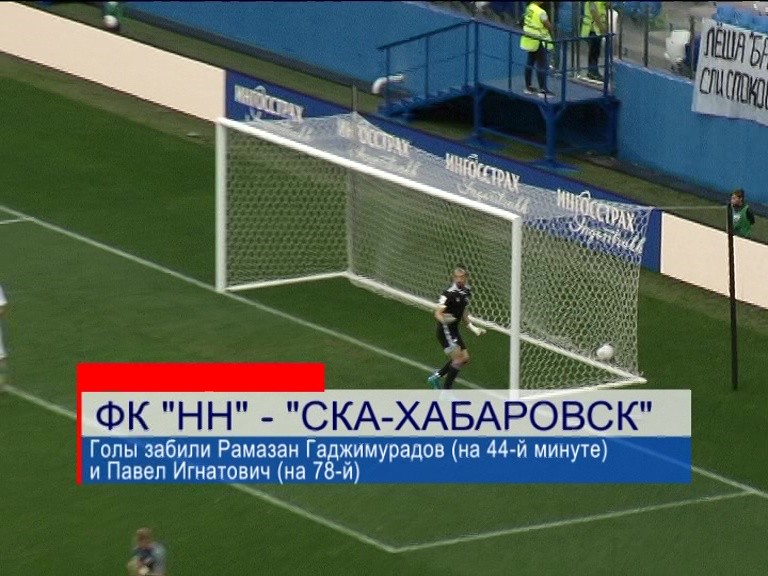 ФК "Нижний Новгород" сыграл вничью с "СКА-Хабаровск" ФК "Нижний Новгород" сыграл вничью с "СКА-Хабаровск"