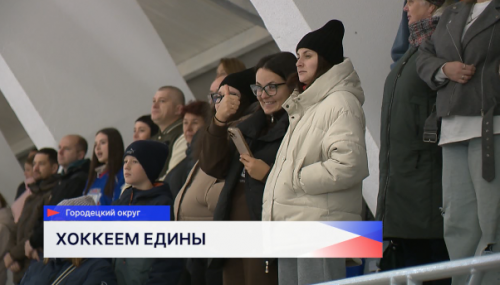 Товарищеский хоккейный матч, посвящённый Дню народного единства, прошёл в Заволжье