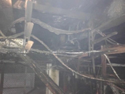В здании электроподстанции в Дзержинске тушили пожар