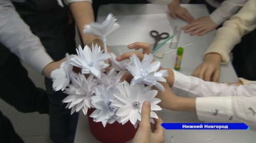Ко Всероссийской акции «Белый цветок» присоединились нижегородские школы