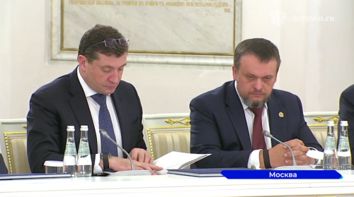 Глеб Никитин принял участие в заседание Государственного Совета в Московском Кремле